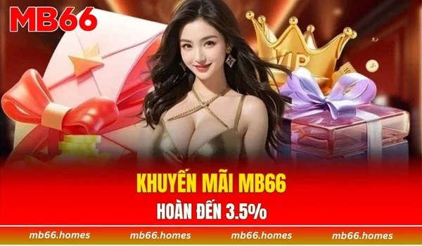 Khuyến mãi MB66 hoàn đến 3.5%